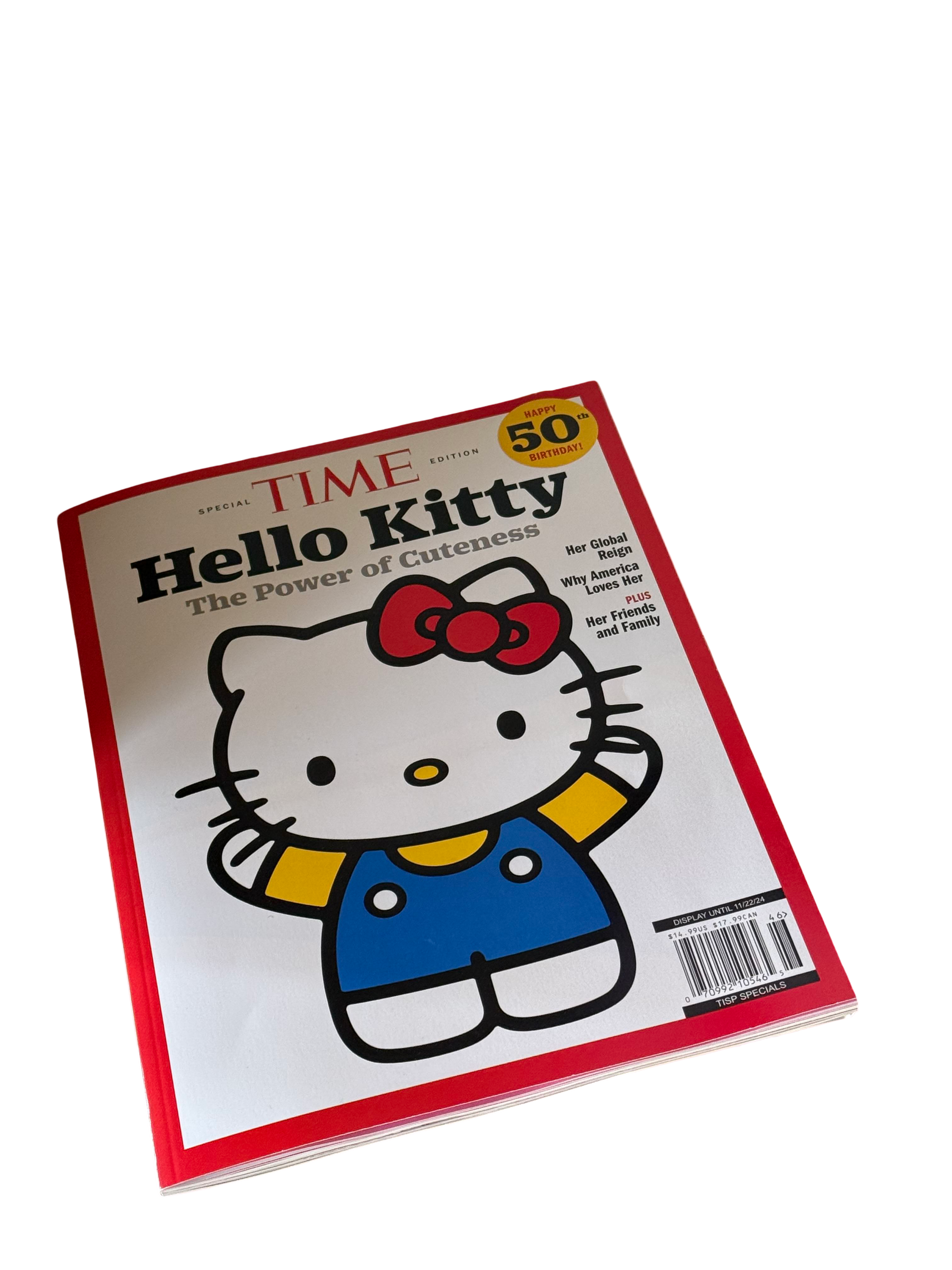 <a href='https://time.com/6993173/hello-kitty-anniversary-50-years-sanrio-tsuji/' target='_blank' rel='noopener noreferrer'>TIME Hello Kitty - 50th Anniversary Special Editions</a>, 2024. Spotted at <a href='https://www.toasttab.com/local/order/st-pierre-s-coffee-haus-5210-roosevelt-way-n-e-ste-a' target='_blank' rel='noopener noreferrer'>St Pierre's Coffee Haus</a>, Seattle, WA.