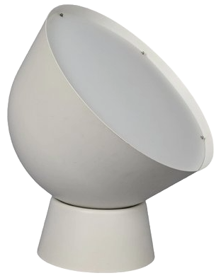 Discontinued <a href='https://www.pamono.com/swedish-white-metal-floor-lamp-by-ola-wihlborg-for-ikea-2000s' target='_blank' rel='noopener noreferrer'>IKEA Wall Lamp by Ola Wihlborg</a>, 2000s. Thrifted.